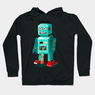 Retro Robot Toy Hoodie